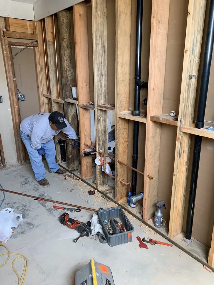 Commercial rough-in plumbing for Water Heater Replacement in Pinegrove Estates